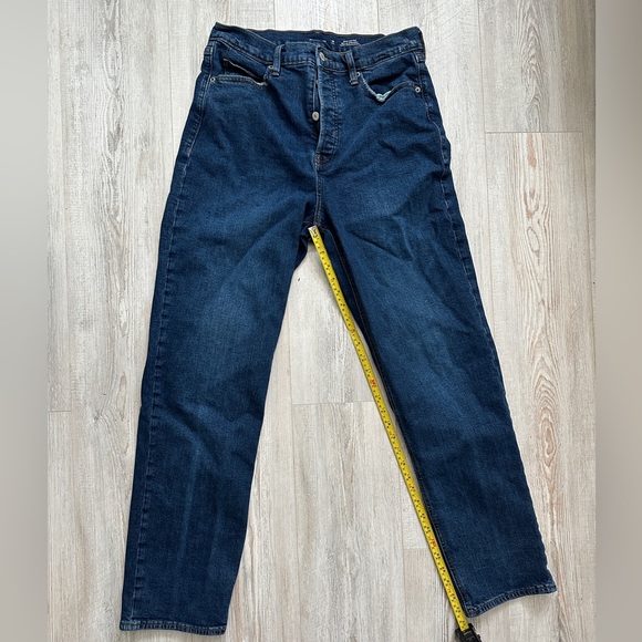Old Navy Straight Leg Dark Wash Tall Jeans - Picture 1 of 4